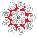 9x26 PIR hoist rope construction